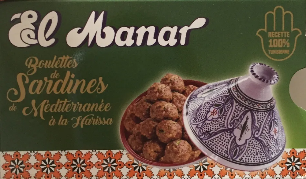Boulettes de sardines de Méditerranée à la Harissa