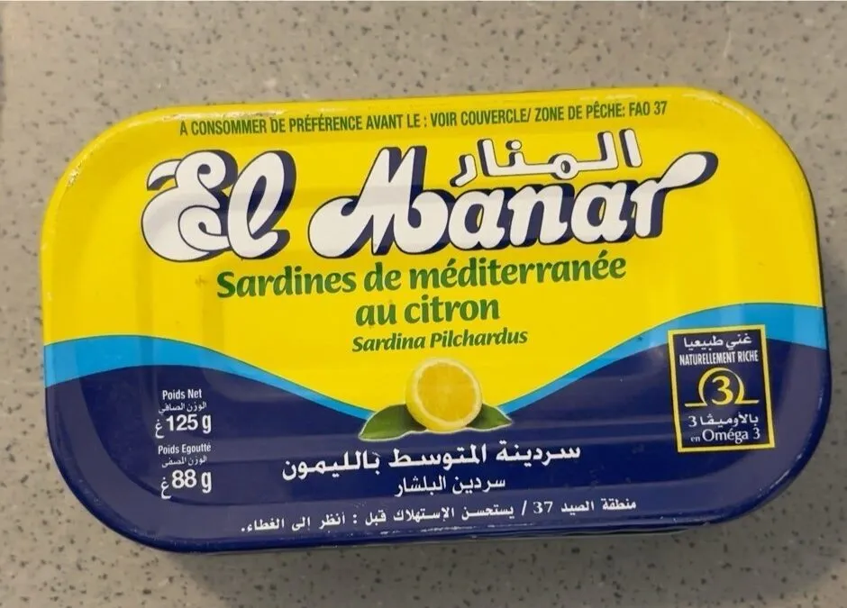Sardines de mediterranée