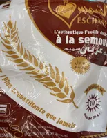 Feuille de Brick à la Semoule