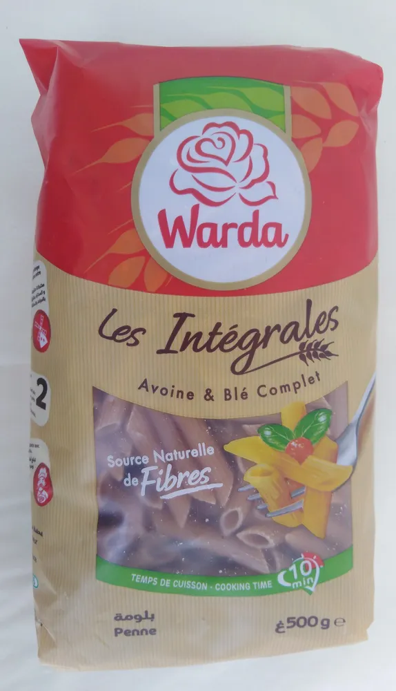 Les Integrales penne avoine et blé complet