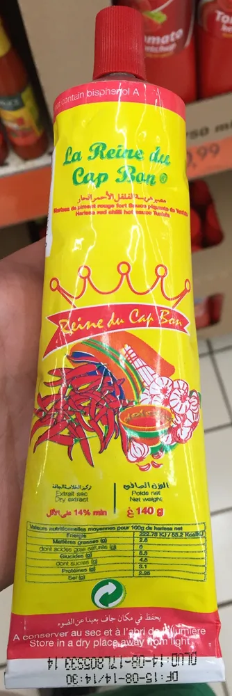 Harissa de piment rouge fort