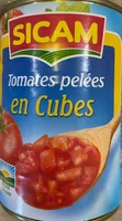 Tomates Pelées en cubes