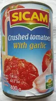 Tomates Pelées Concassées à l'ail