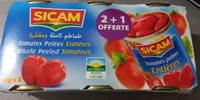 Tomate pelées entiers