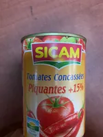 Tomates concassées piquantes 15%