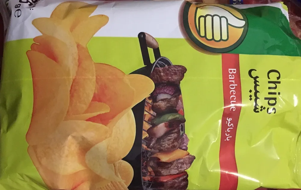 Chips barbecue