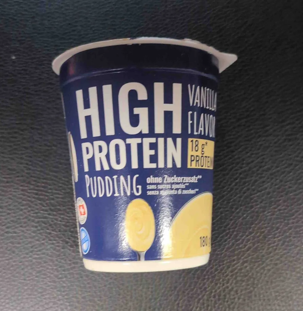 High Protein Pudding Vanille