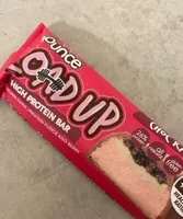 Choc raspberry high protein bar
