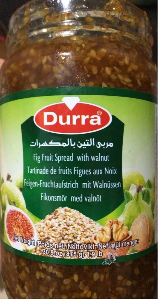 Tartinade de fruits figues aux noix