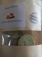 Biscuits pistache fabrication artisanale