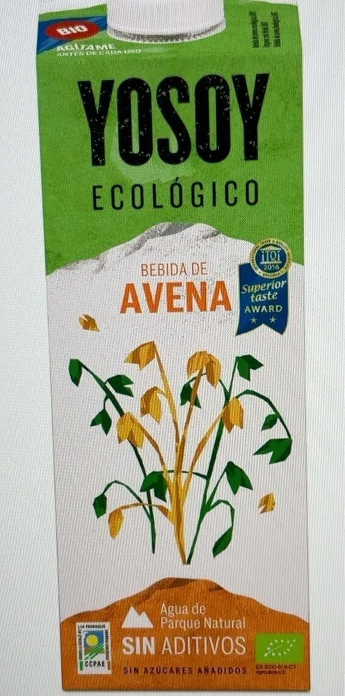 bebida vegetal de avena
