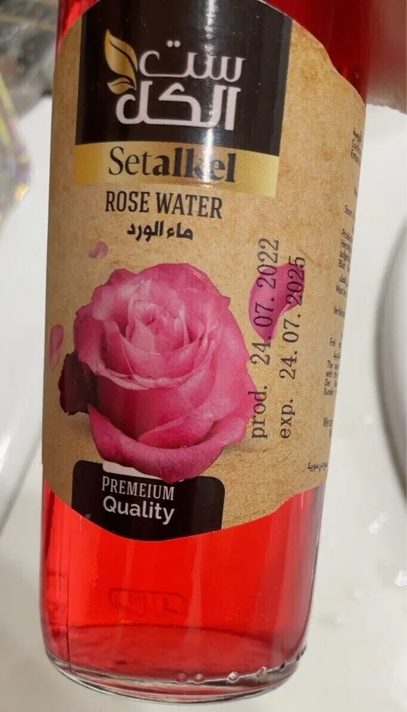 Rose water