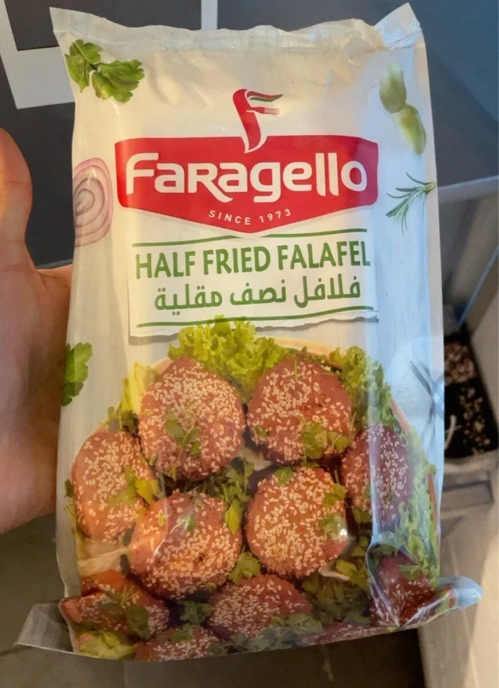 Half fried fakafel