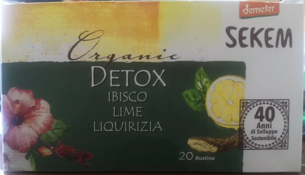 Tisana organic detox ibisco lime liquirizia