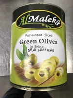 Green slice olives