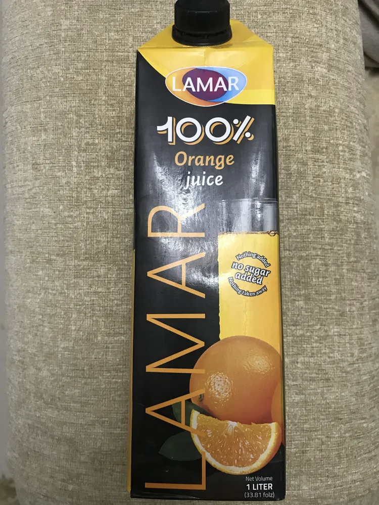 Lamar 100% Orange Juice 1L