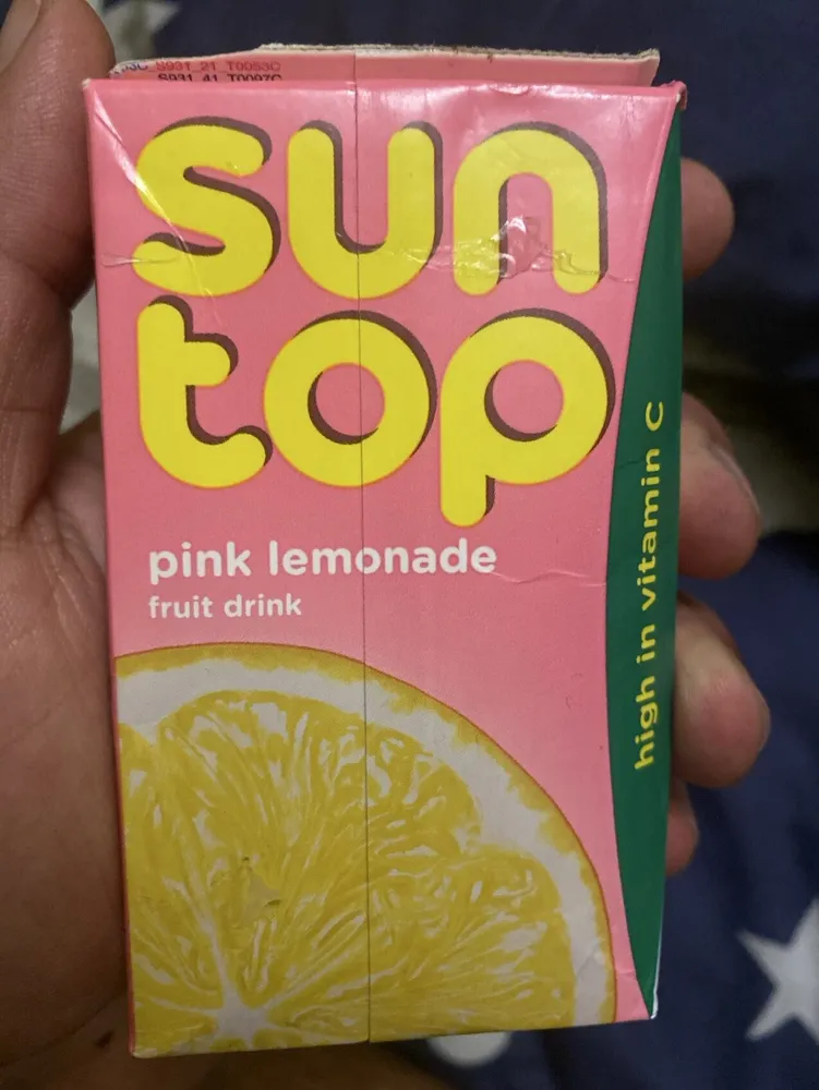 Sun top pink lemonade