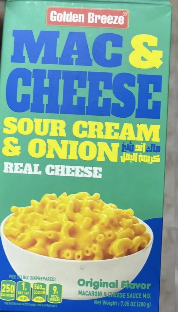 Mac & Cheese: Sour Cream and Onipn