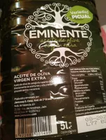 Aceite oliva virgen extra eminente