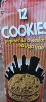12 cookies pépites de chocolat nougatine