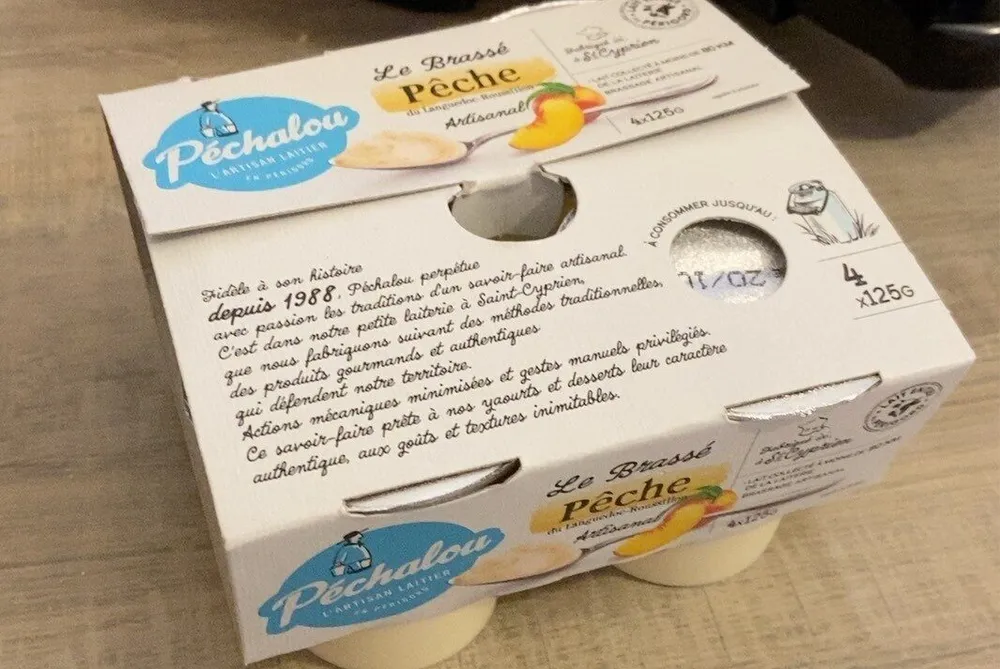 Yaourt pêche