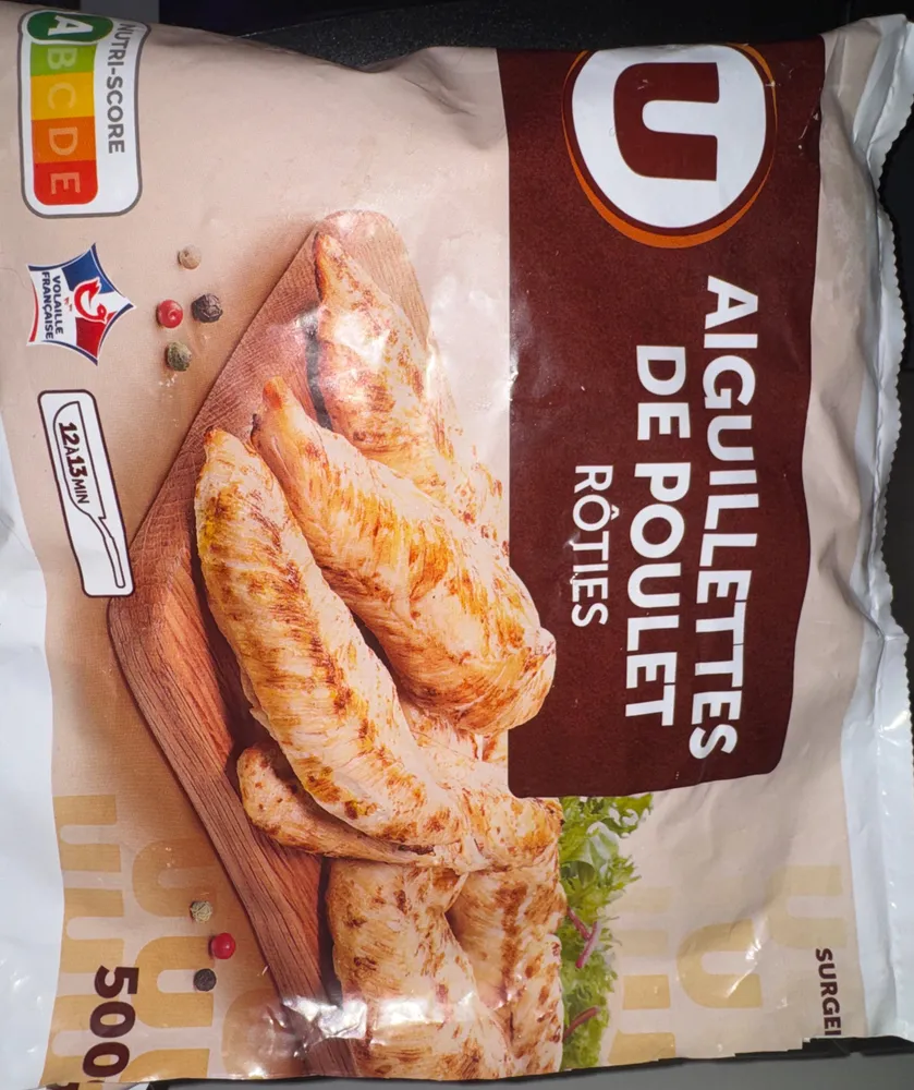 Aiguillettes de poulet rôties