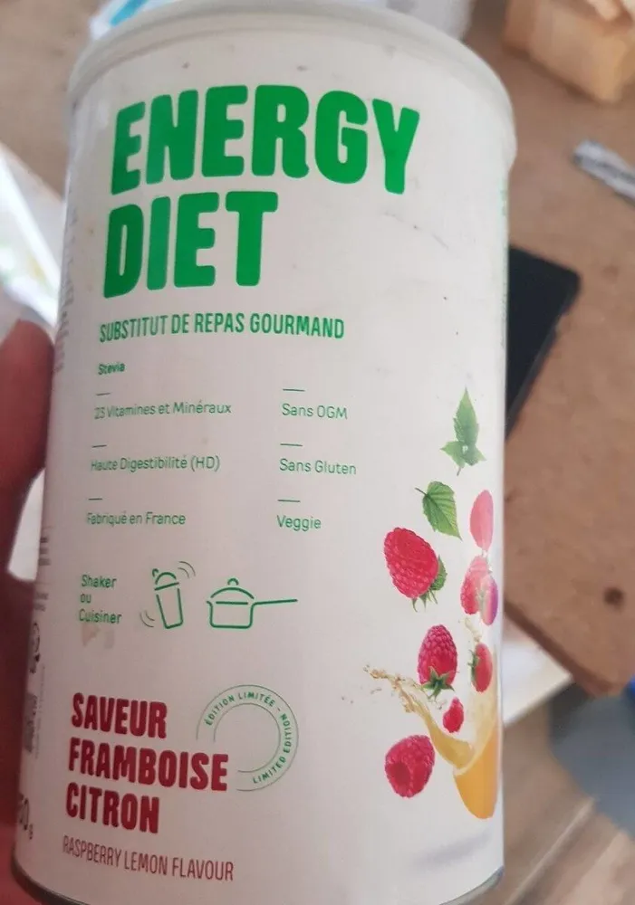 Energy Diet Framboise Citron