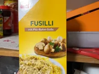 Fusilli mit Pilz-Rahm-Sauce