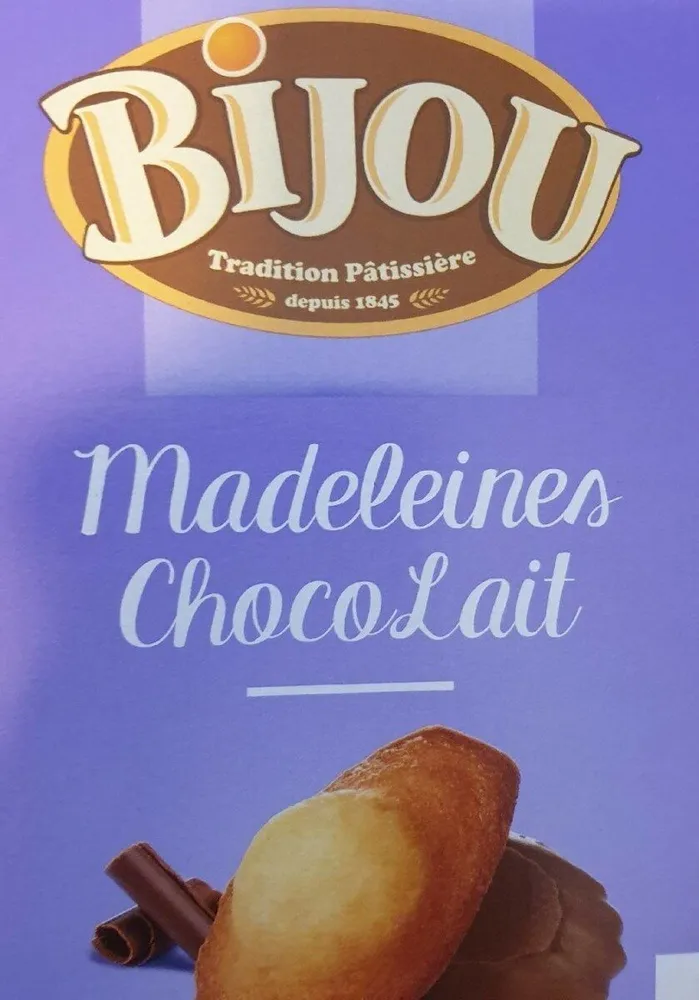 Madeleine chocolat lait