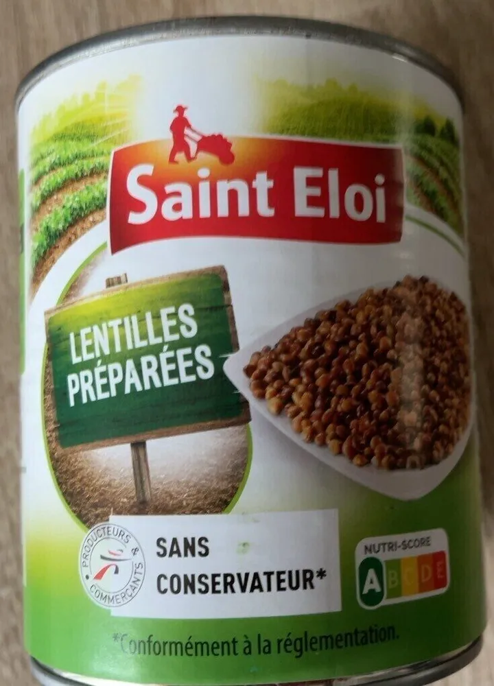 Lentilles préparées