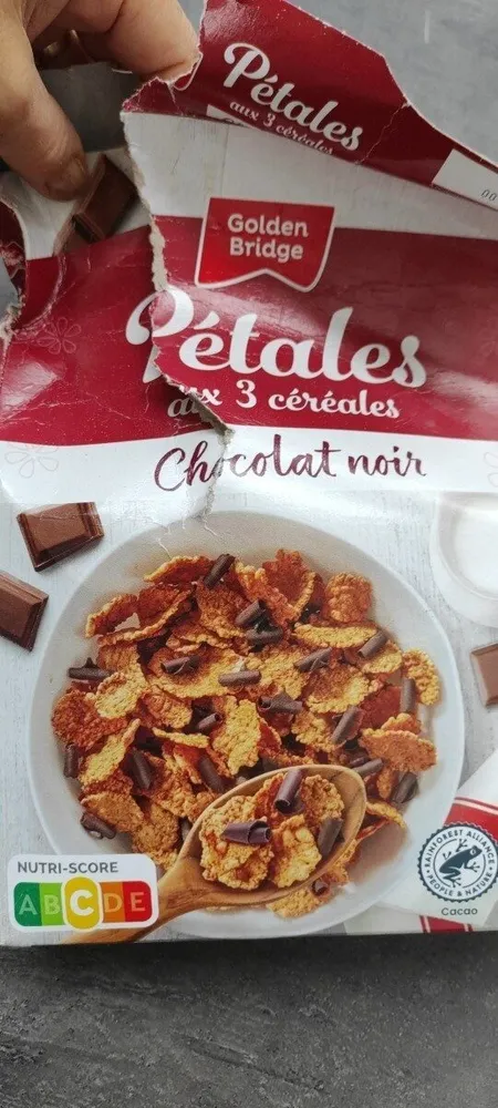 Pétales aux 3 cereales chocolat noir