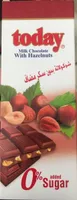 Milk chicolate with hazelnuts