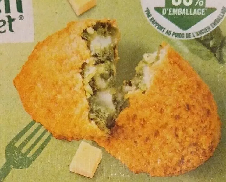 Pavé gourmand épinards et fromage