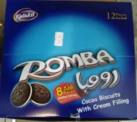 Romba Cocoa biscuits with cream filling