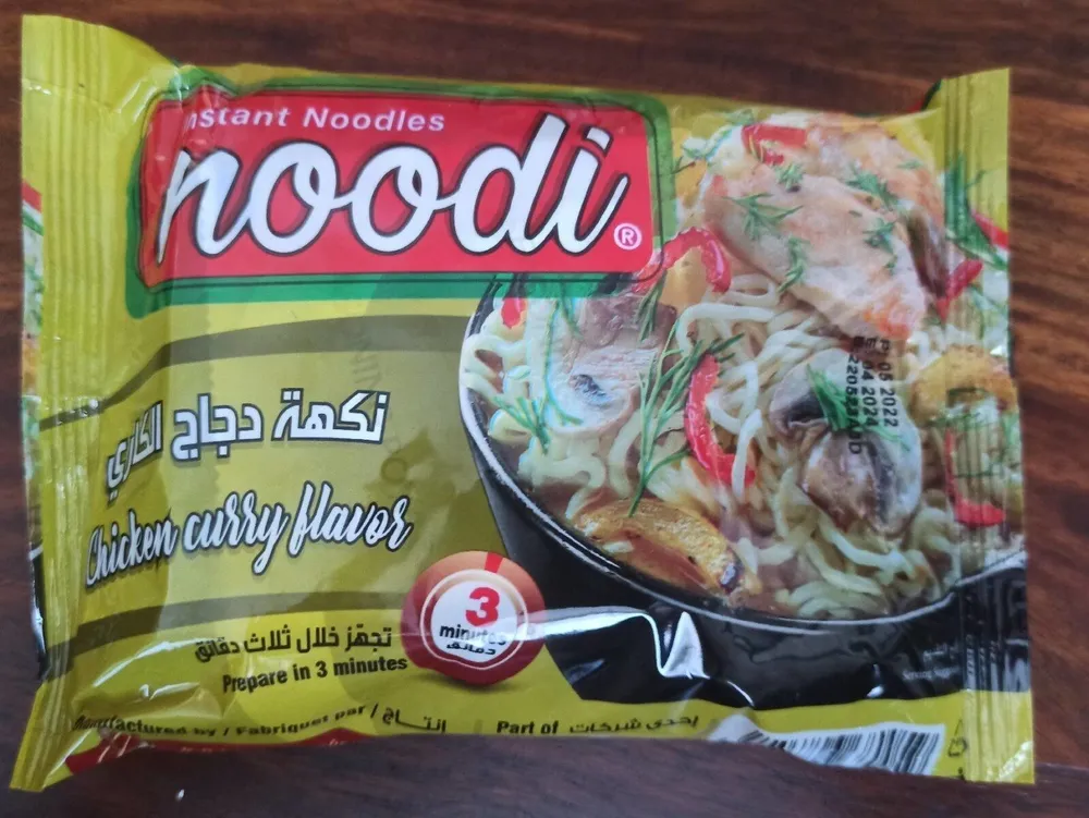 Noodi saveur poulet aux curry