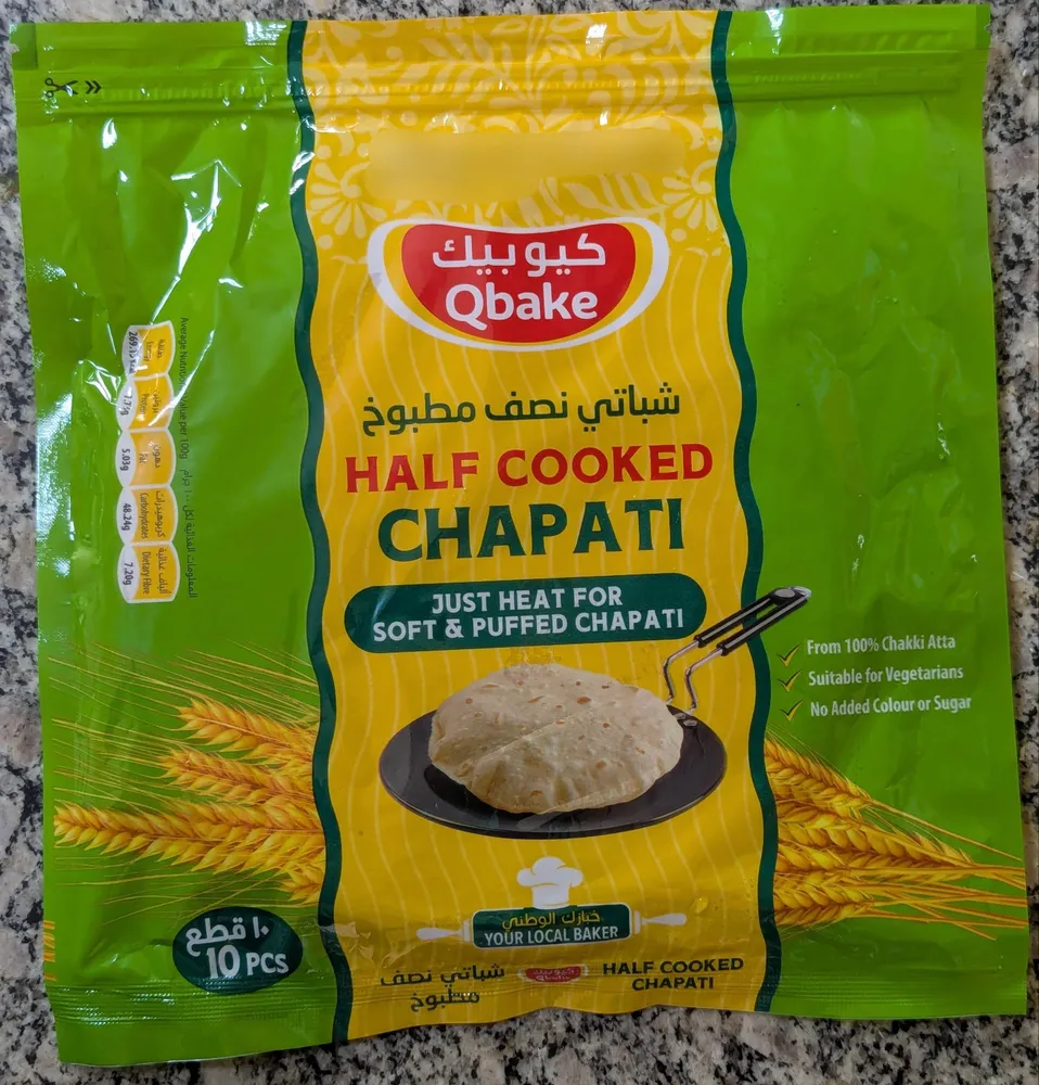 Half Cooked Chapati