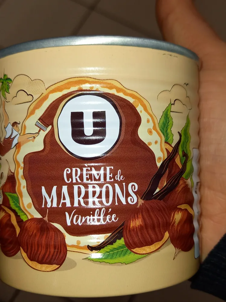Crème de marrons vanillée