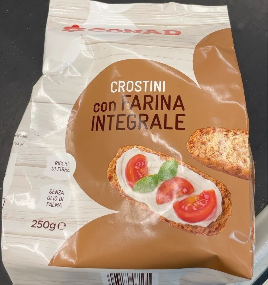 Crostini di farina integrale