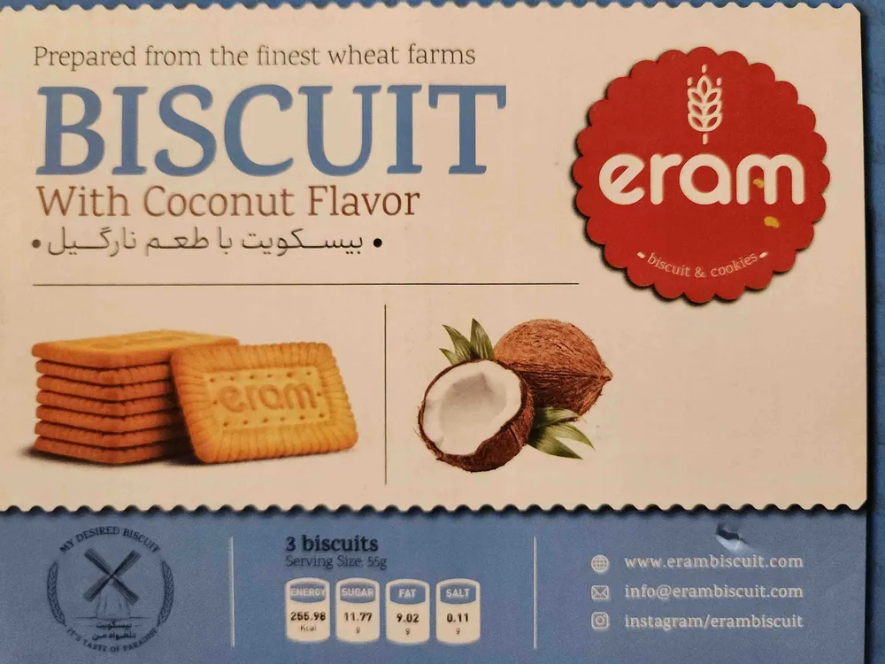 Biscuit With Coconut Flavor