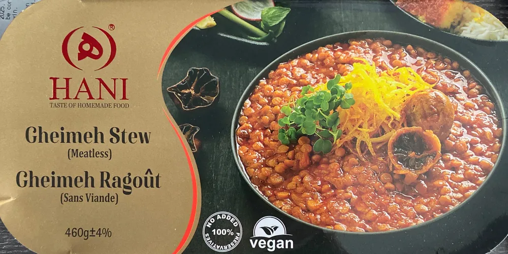 Gheimeh Stew Meatless