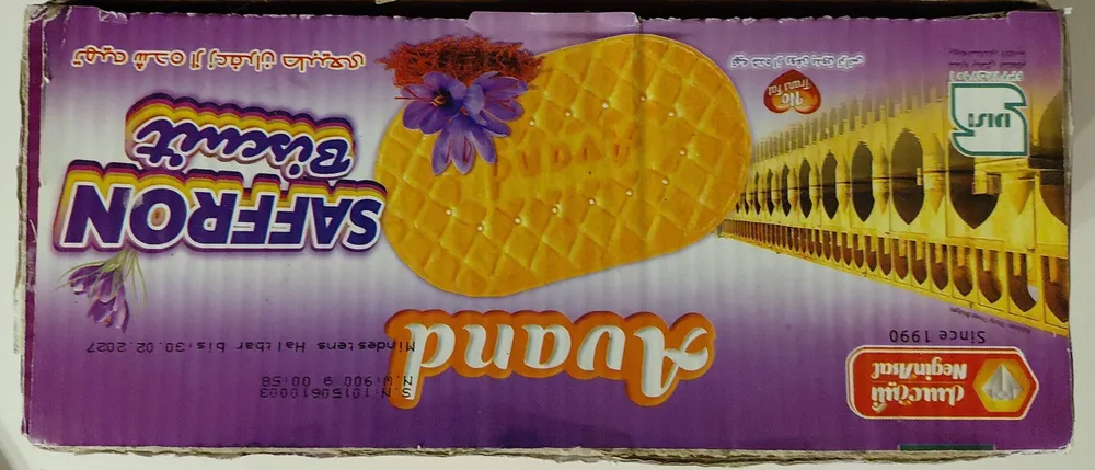 Saffron biscuit