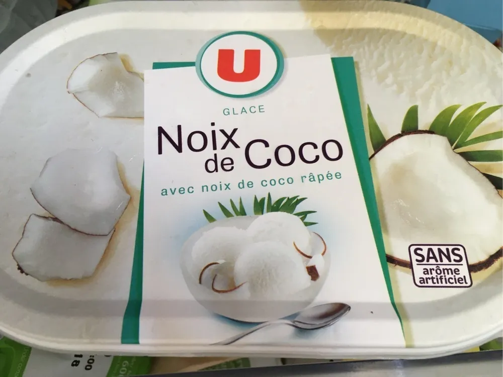 Glace Super U Noix de Coco