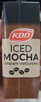 Kdd iced mocha coffee with chocolate milk