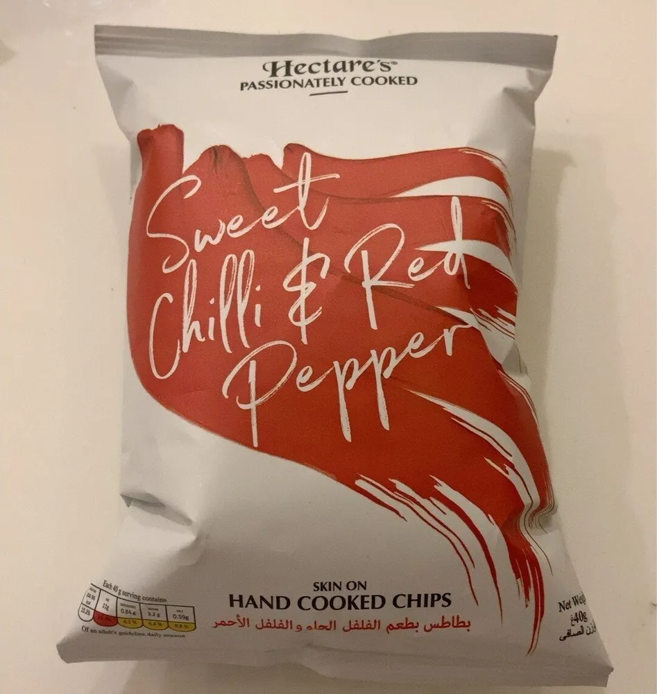 Sweet chilli & red pepper chips