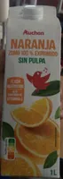 Naranja zumo exprimido 100% sin pulpa