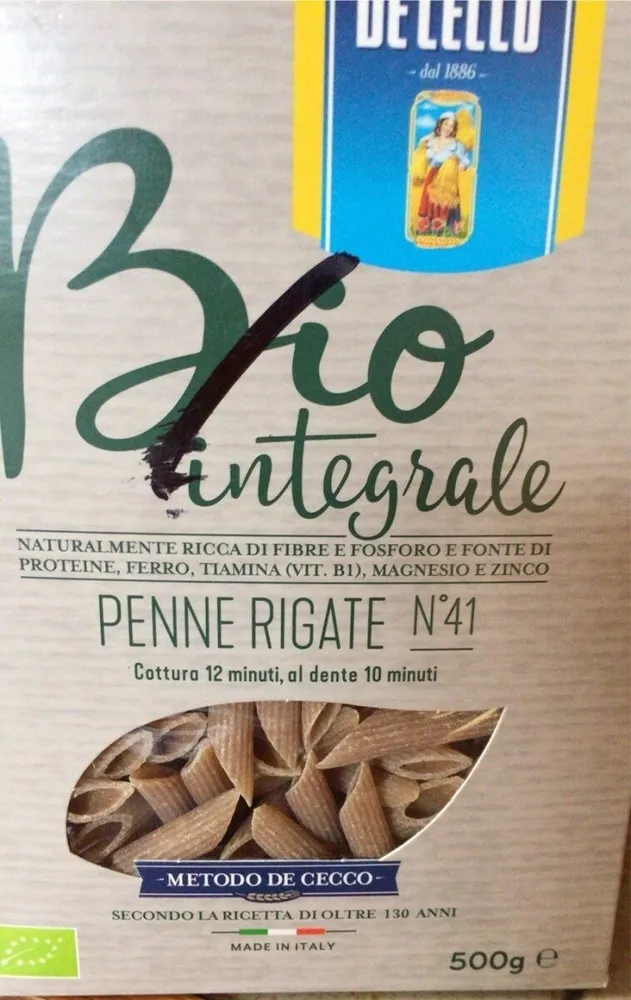 Penne rigate n 51 bio integrale