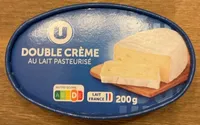 Double creme au lait pasteurise