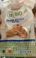 Pain au lait nature bio