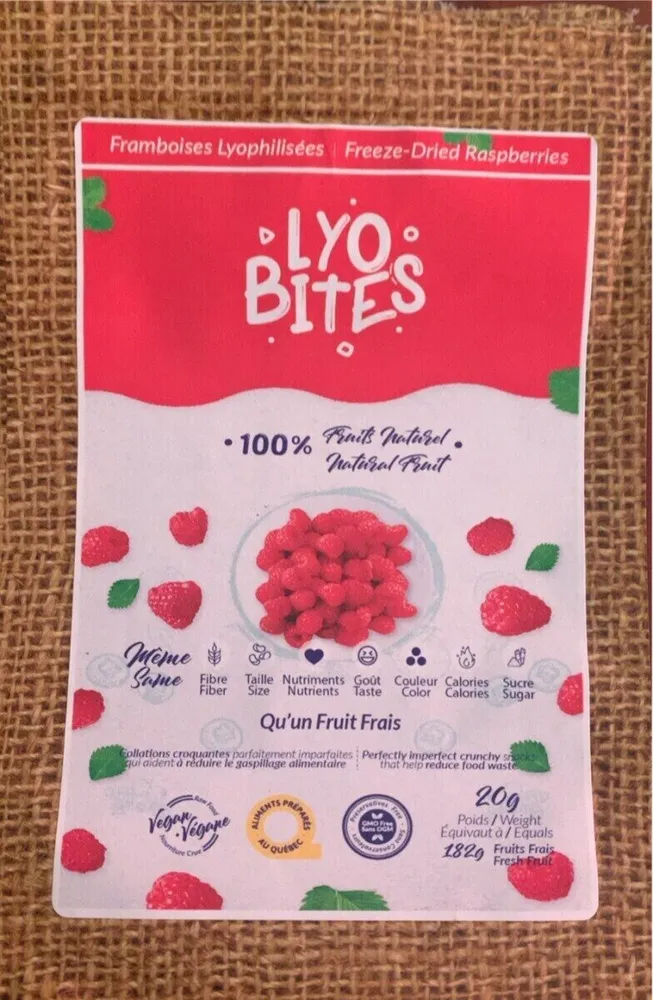 Framboises Lyophilisées