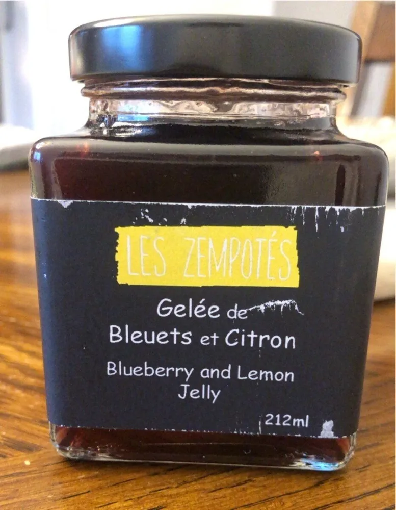 Gelée de bleuets et citron